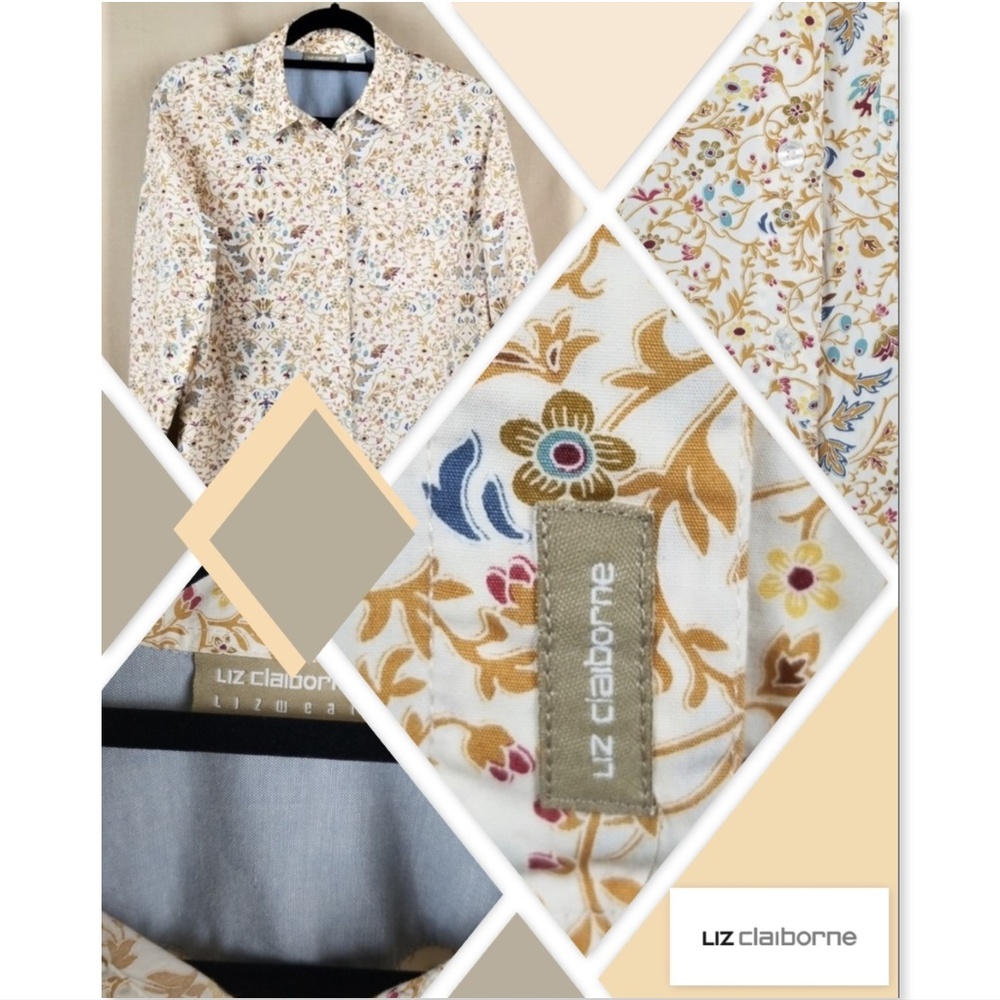 Liz Claiborne! Long Sleeves Button Down Shirt